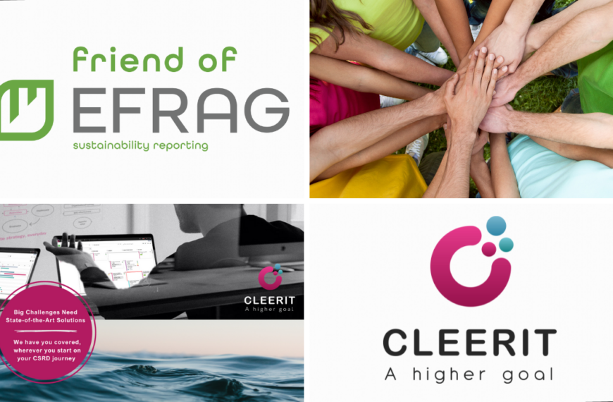 Cleerit ESG has officially been approved as Friend of EFRAG – Sustainability Reporting