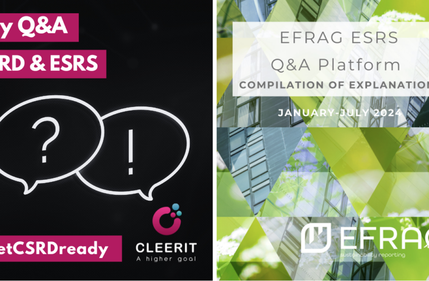 EFRAG has released new ESRS explanations in the July 2024 Q&A compilation