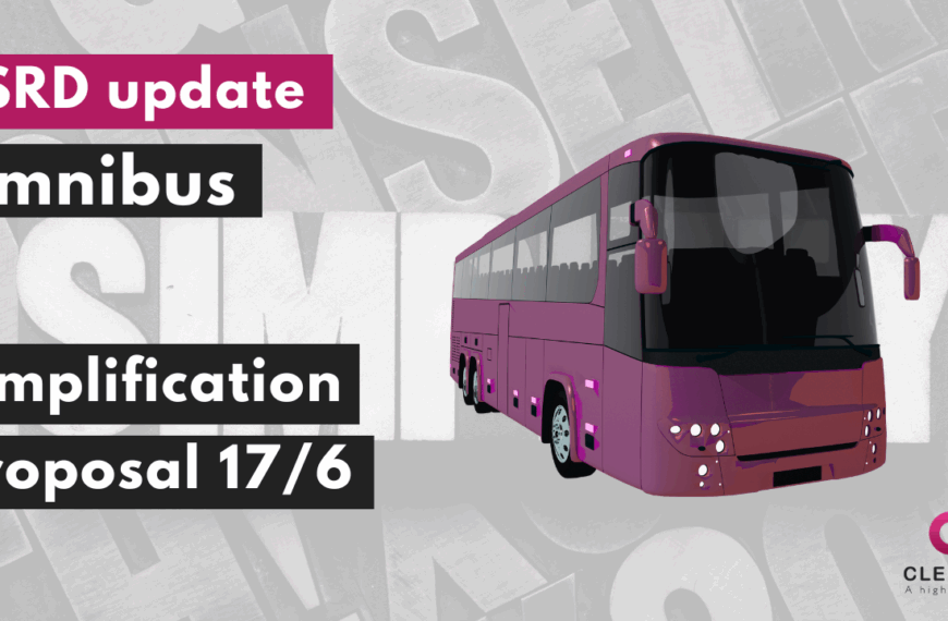 Key changes to CSRD from updated draft Omnibus proposal 17 June 2025
