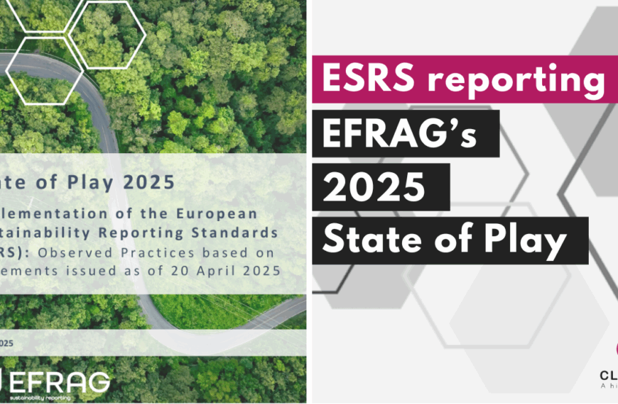 EFRAG 2025 State of Play: insights from 656 ESRS reports issued in 2025