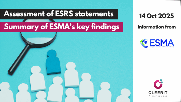 ESMA has analysed 91 ESRS statements for FY 2024 – key findings