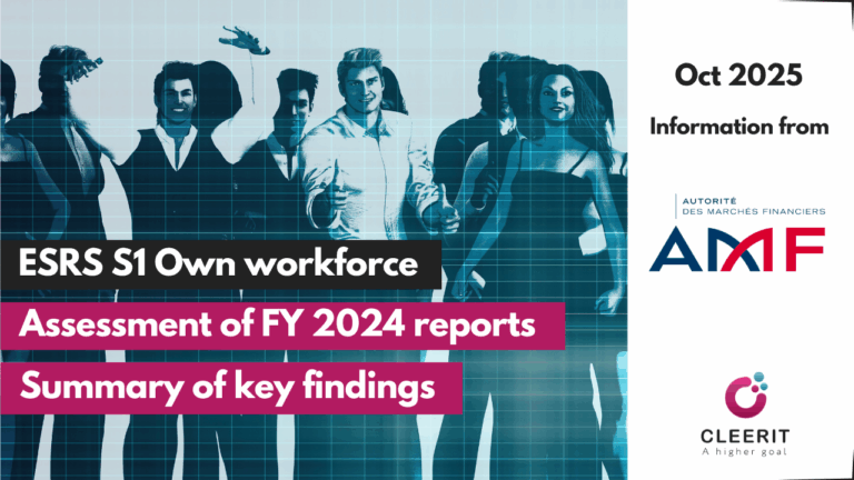 Assessment of published ESRS statements by AMF – ESRS S1 Own workforce
