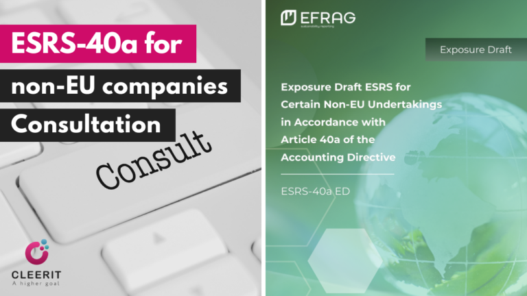 Public consultation on ESRS-40a for non-EU undertakings with significant EU market activity